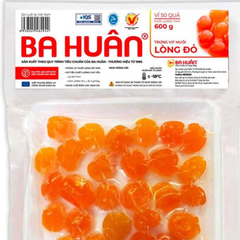 Lòng đỏ trứng muối