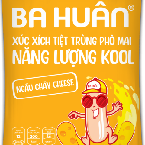 Xúc xích tiệt trùng Phô mai năng lượng Kool – Ngầu chảy cheese