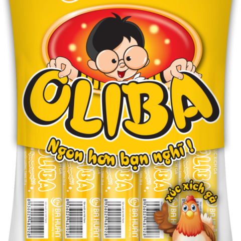 Xúc xích tiệt trùng Gà Oliba