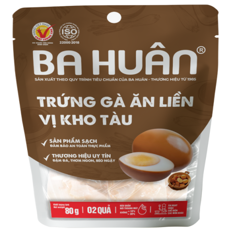 Trứng gà ăn liền vị kho tàu